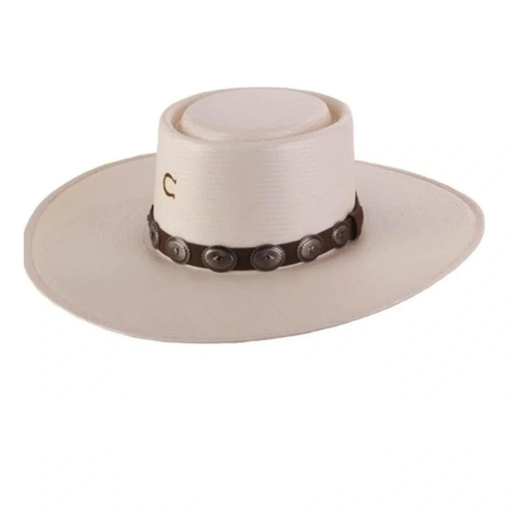 Charlie 1 Horse Sierra Straw Western Fashion Hat Concho Hat Band -  Womens Small Ω Charlie 1 Horse Women main image 4